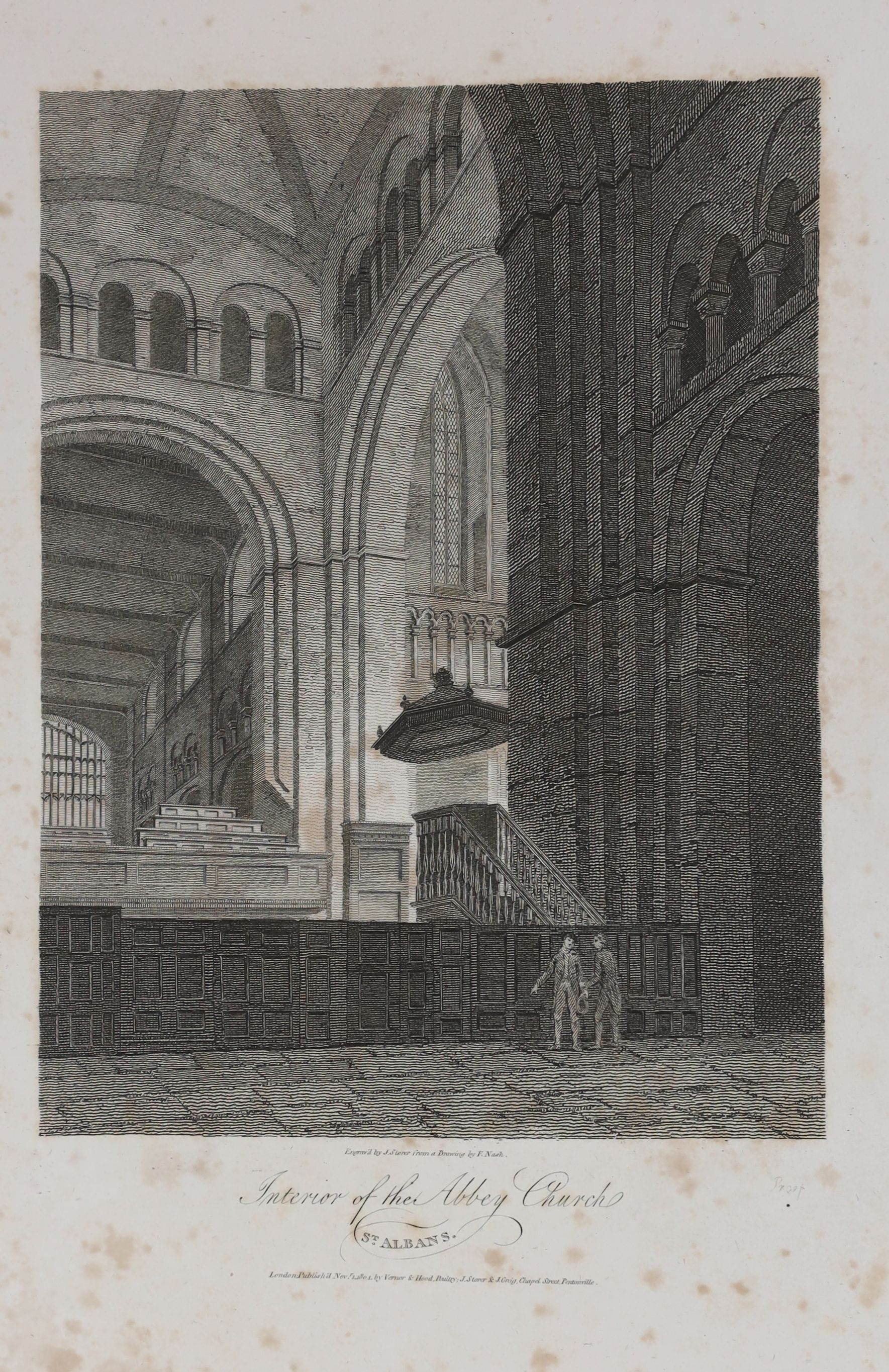 Bryant, William Cullen (editor) - Picturesque America; or, The Land we Live In, vol. 1 only (of 2) 4to, original half morocco, worn and torn, New York, [1872-74] and Select Views in London, 2 vols in 1, 4to, half morocco
